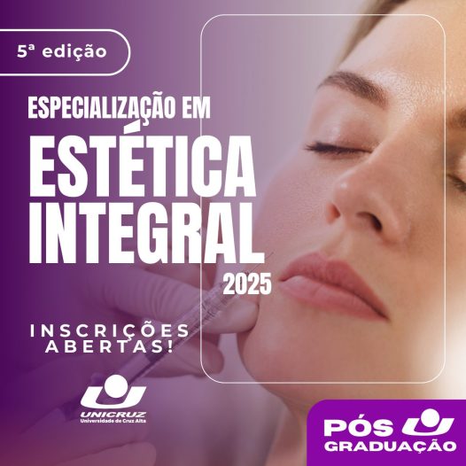 Especialização em Estética Integral – 5ª Edição