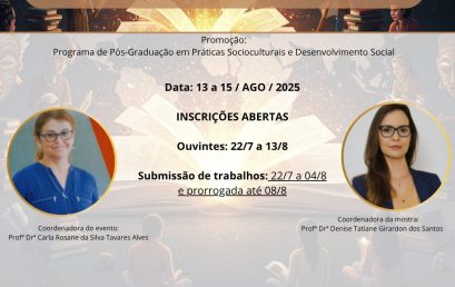 PPG em Práticas Socioculturais e Desenvolvimento Social da Unicruz traz programação com vários especialistas