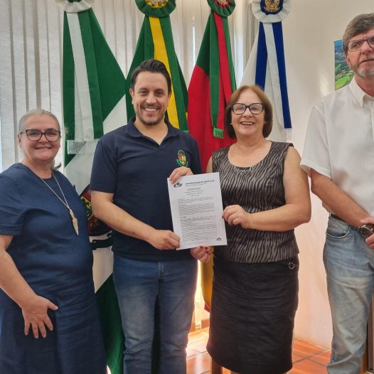 PREFEITO DE PANAMBI RECEBEU REITORIA