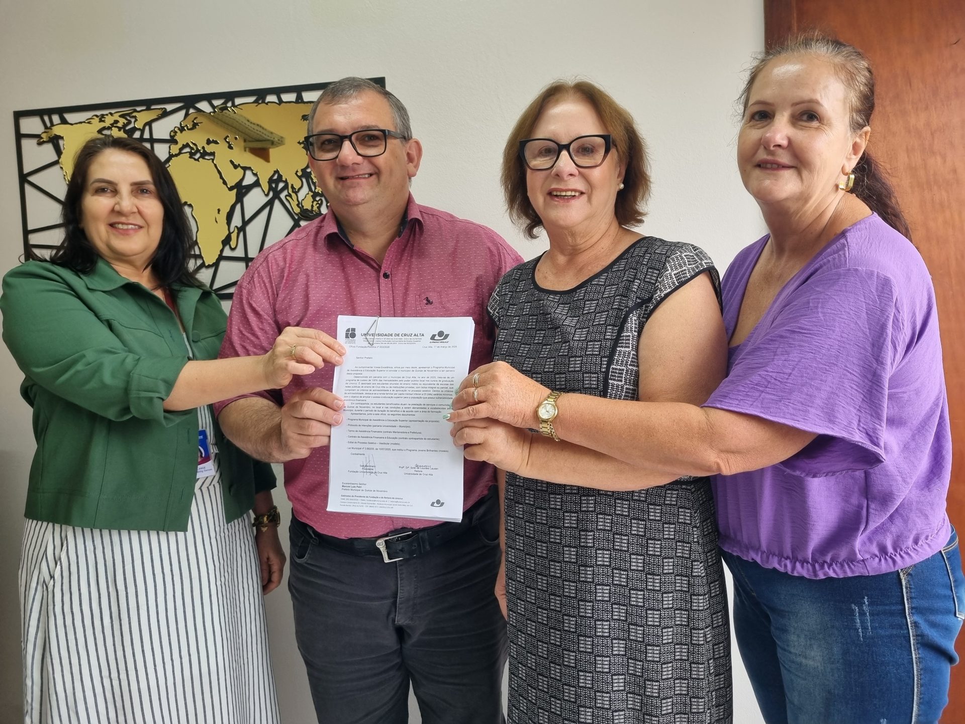 REITORIA CUMPRIU AGENDA EM QUINZE DE NOVEMBRO