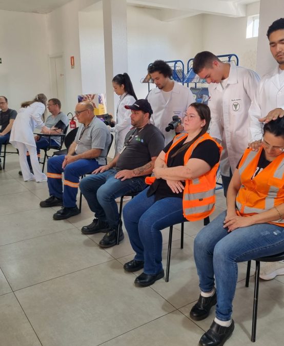 AÇÃO DE SAÚDE NA INDÚSTRIA FOCKINK