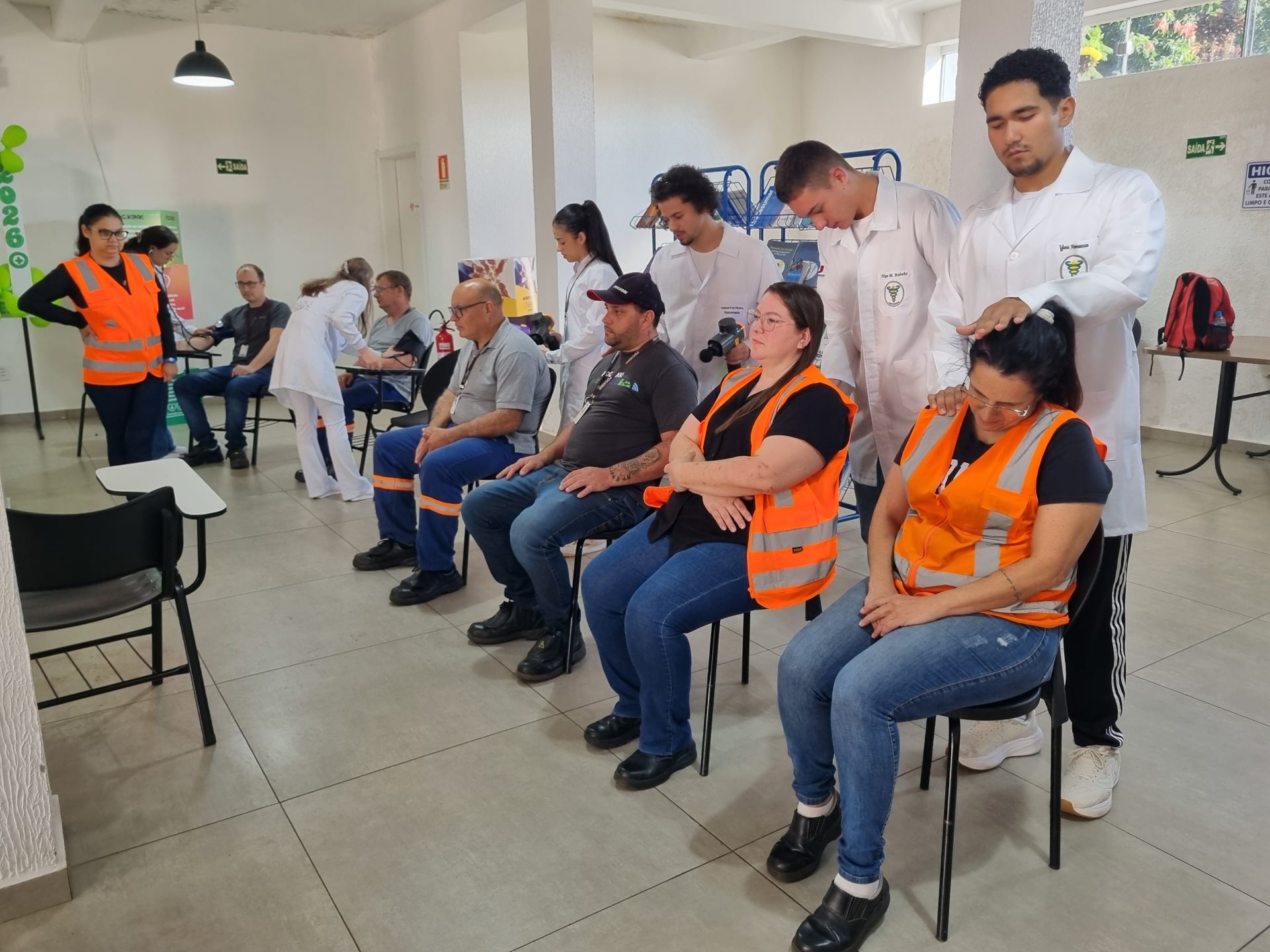 AÇÃO DE SAÚDE NA INDÚSTRIA FOCKINK