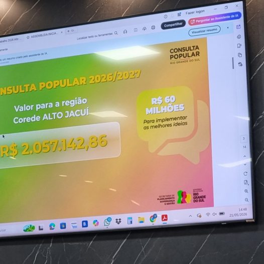 ASSEMBLEIA DO COREDE ALTO JACUÍ