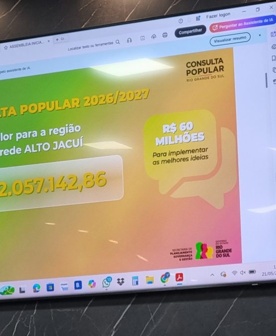 ASSEMBLEIA DO COREDE ALTO JACUÍ