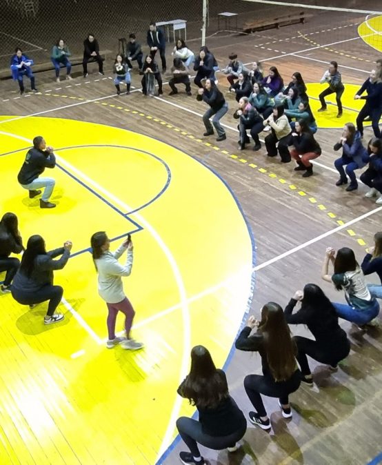 DIA DO DESAFIO NO GINÁSIO DO CAMPUS