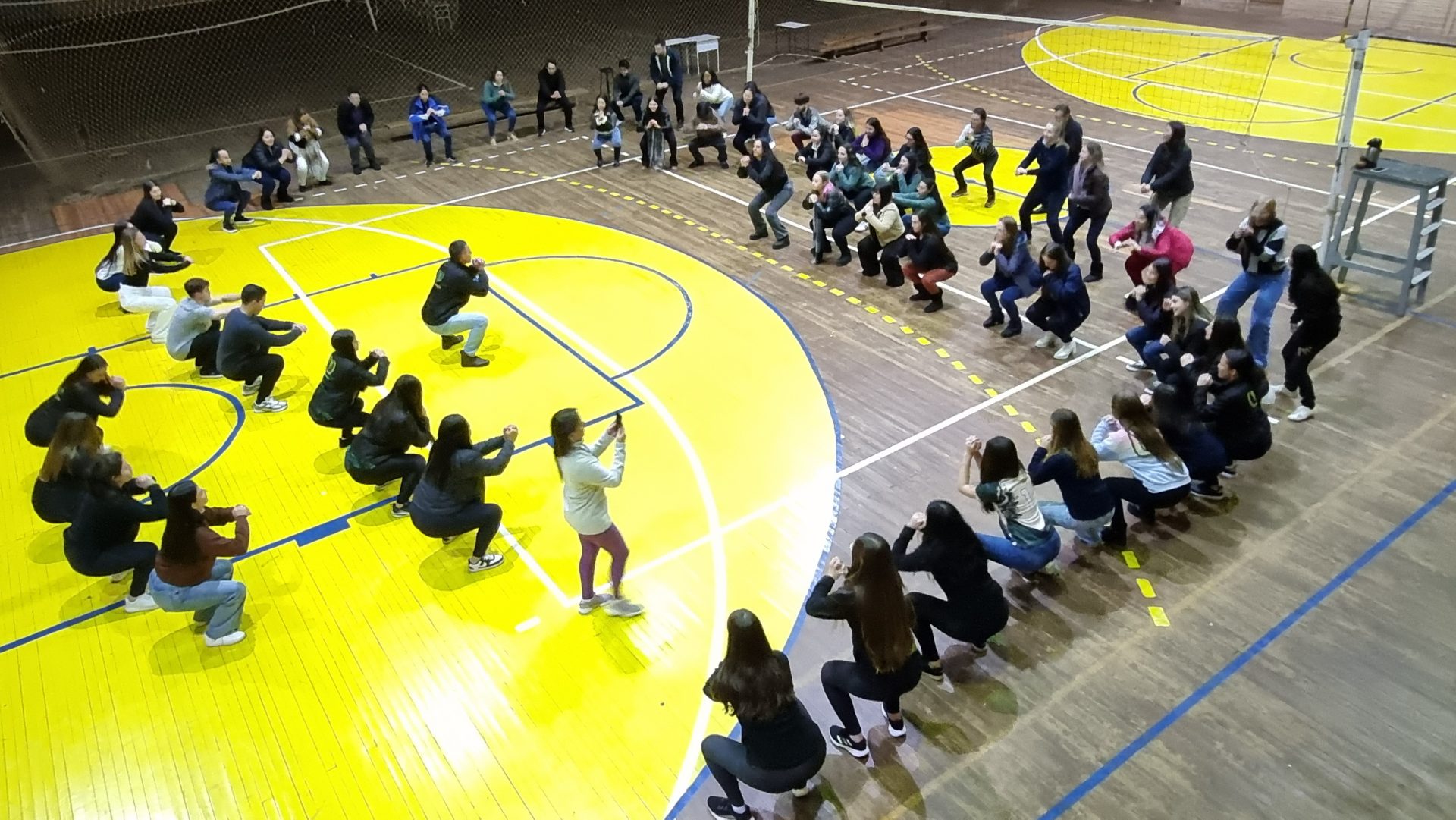 DIA DO DESAFIO NO GINÁSIO DO CAMPUS