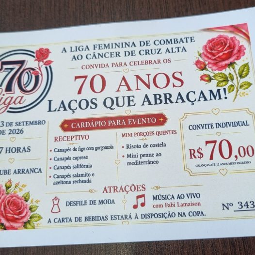 LIGA DE COMBATE AO CÂNCER: 70 ANOS