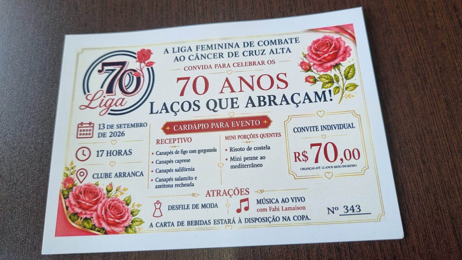 LIGA DE COMBATE AO CÂNCER: 70 ANOS