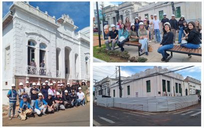 ACADÊMICOS DE ARQUITETURA E ENGENHARIA FAZEM VISITA TÉCNICA EM OBRAS DE RESTAURO