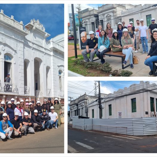 ACADÊMICOS DE ARQUITETURA E ENGENHARIA FAZEM VISITA TÉCNICA EM OBRAS DE RESTAURO