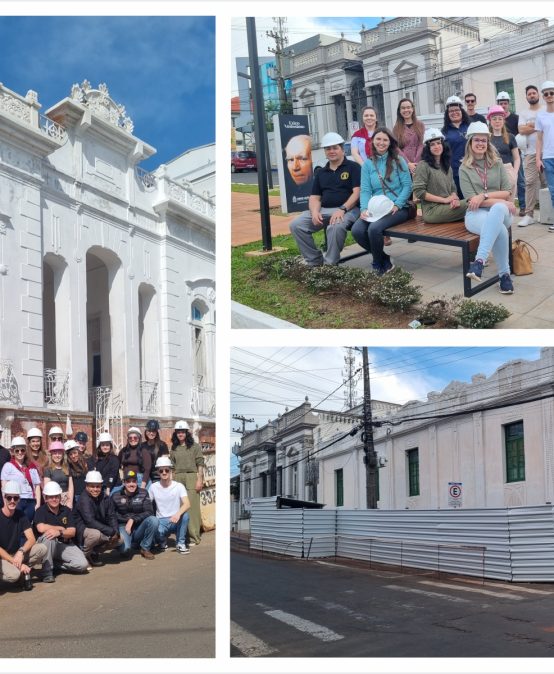 ACADÊMICOS DE ARQUITETURA E ENGENHARIA FAZEM VISITA TÉCNICA EM OBRAS DE RESTAURO